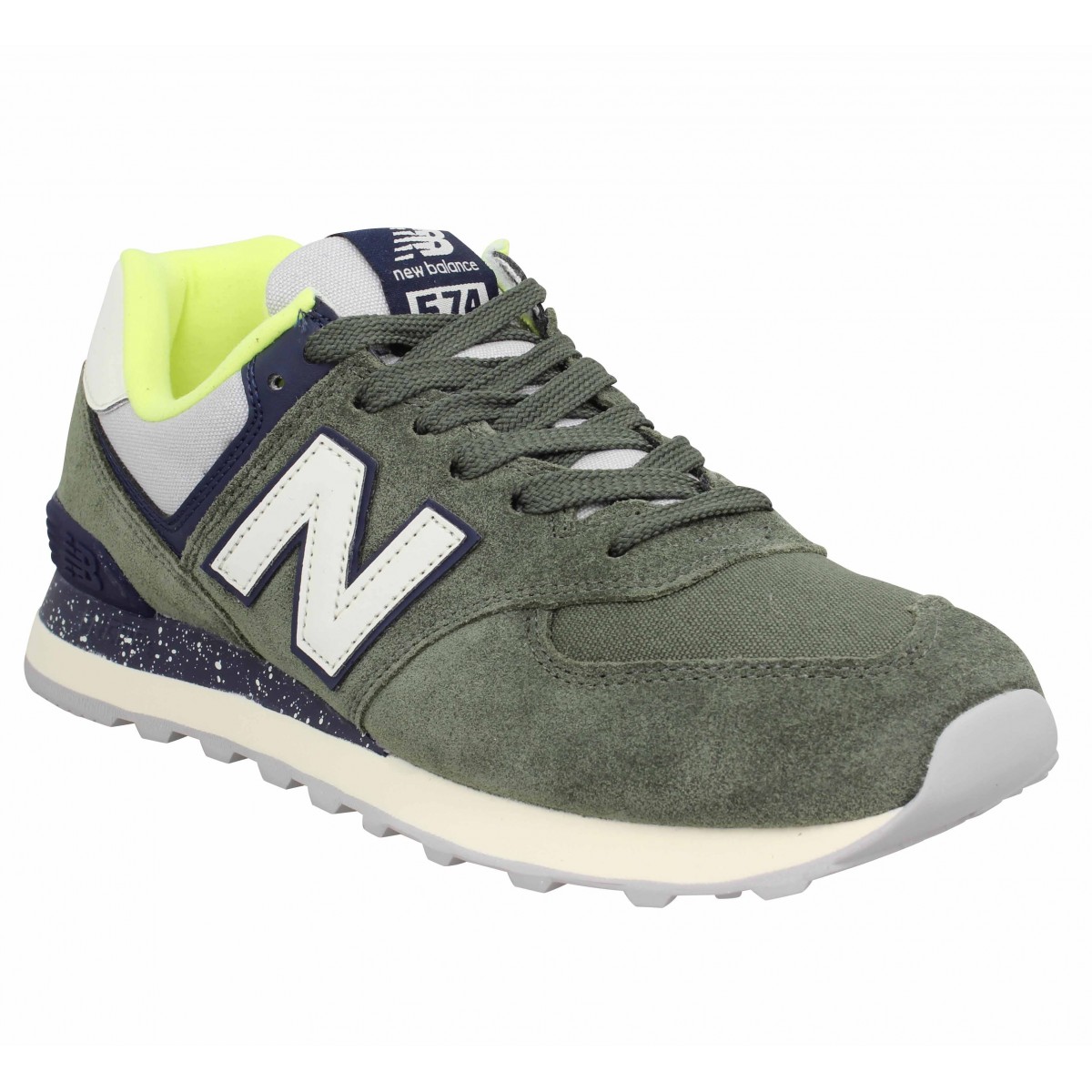 new balance 574 verte homme