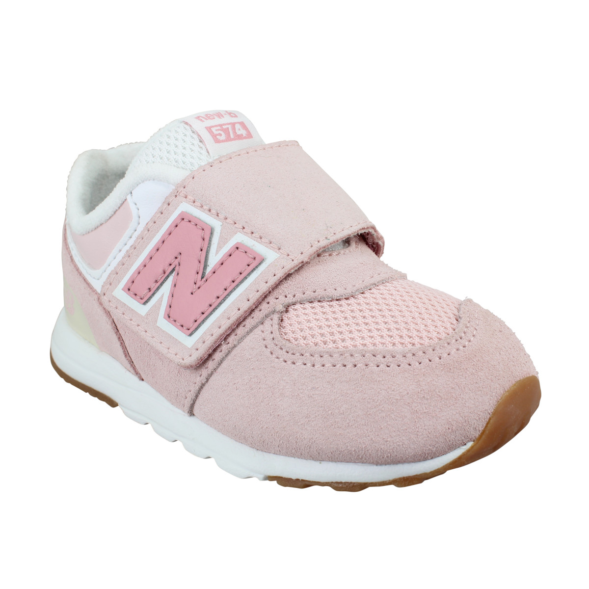 Baskets NEW BALANCE 574 velours toile Enfant Crystal