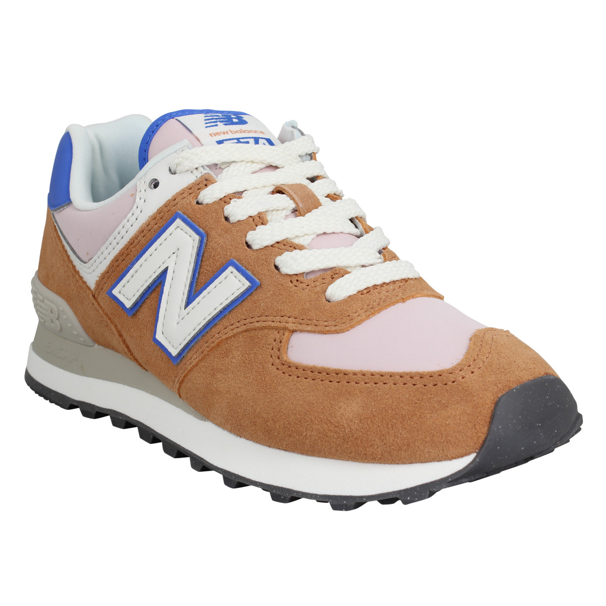 NEW BALANCE 574 velours toile Femme-36,5-Sepia