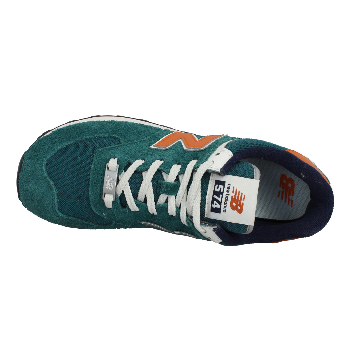 Toutes nos marques New balance 574 velours toile homme aqua green