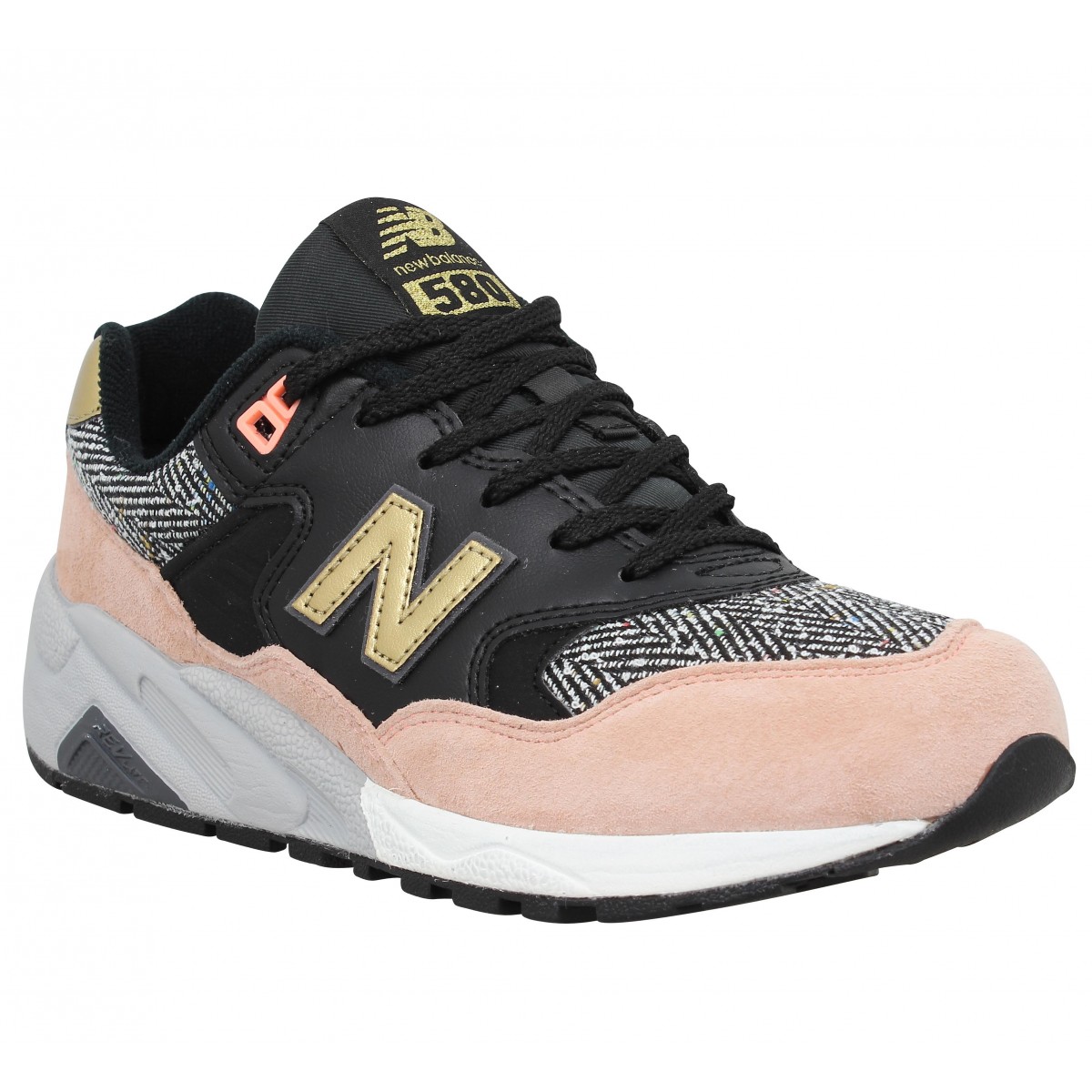 basket new balance grise et rose