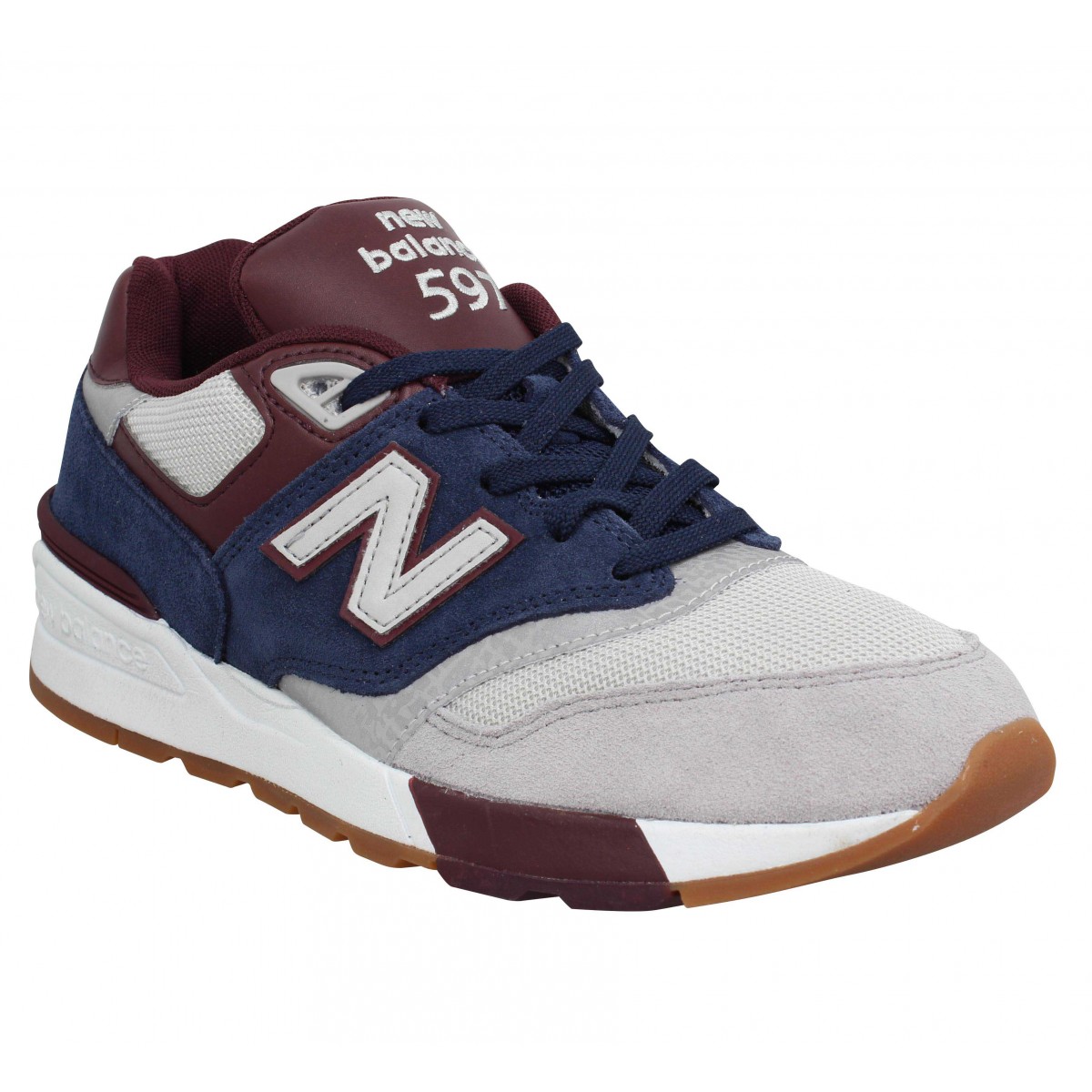 New balance 597 homme on sale marron