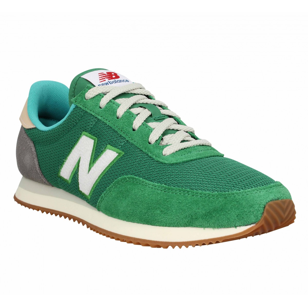 Chaussures New balance 720 yb velours toile homme vert homme ...