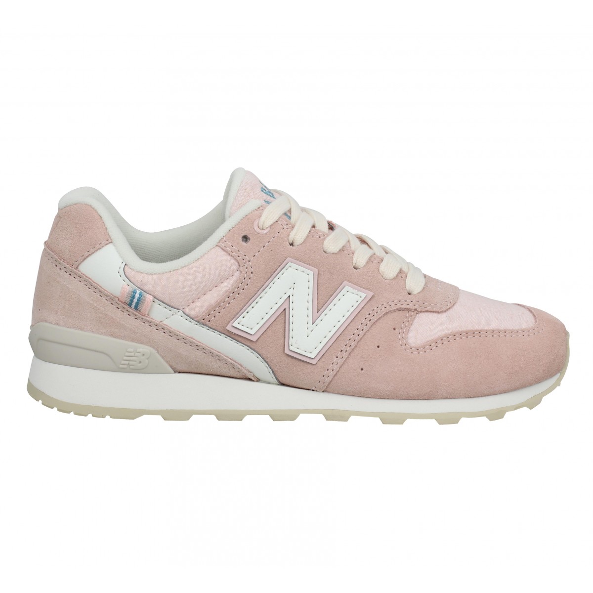 Chaussures New balance 996 velours femme rose femme | Fanny chaussures