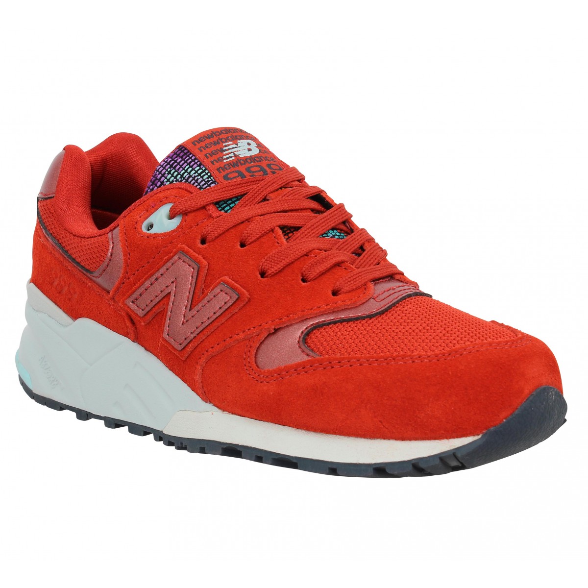 basket femme new balance rouge