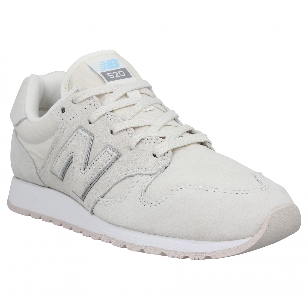 New balance wl 520 toile femme white femme | Fanny chaussures