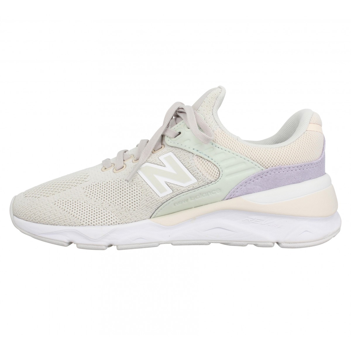 New balance x 90 toile femme beige femme | Fanny chaussures