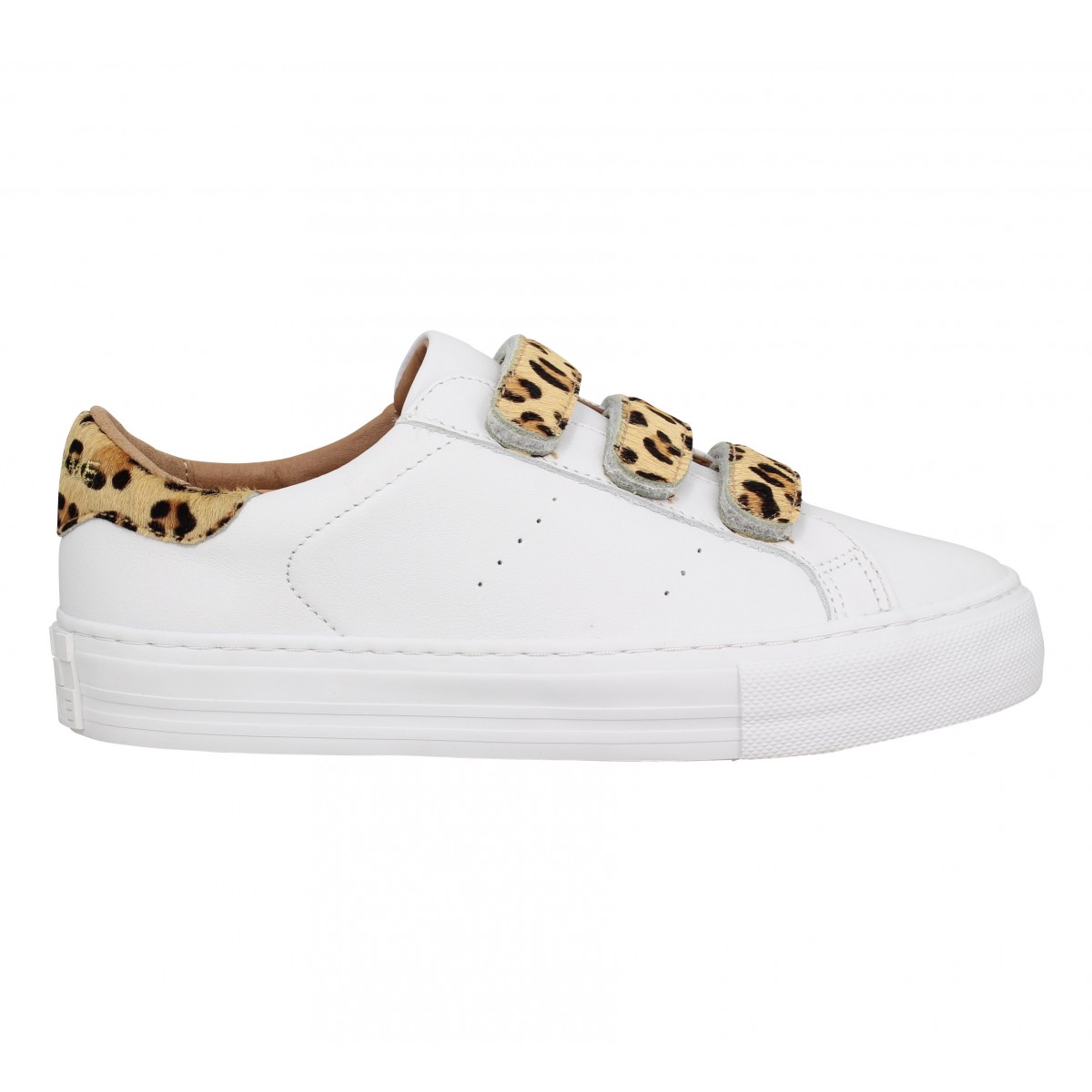 basquette leopard homme