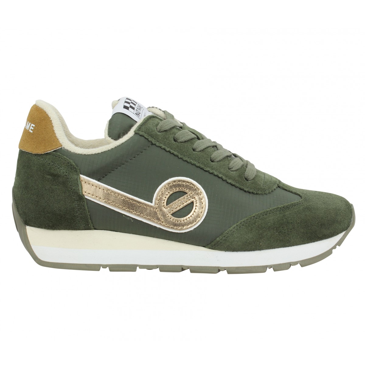 No name city run jogger suede femme army femme Fanny chaussures