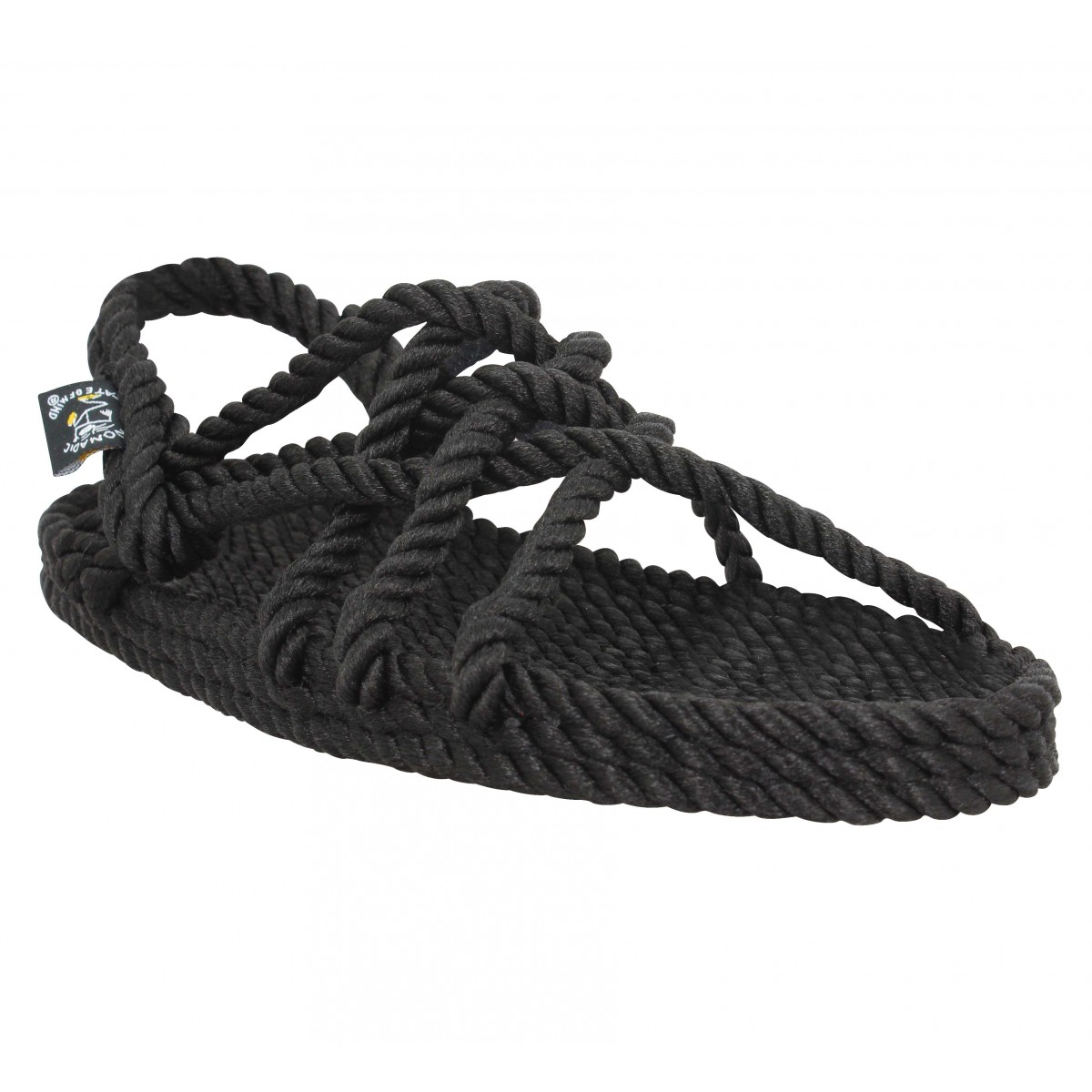 Nu-pieds NOMADIC STATE OF MIND JC Sandals corde Femme Noir