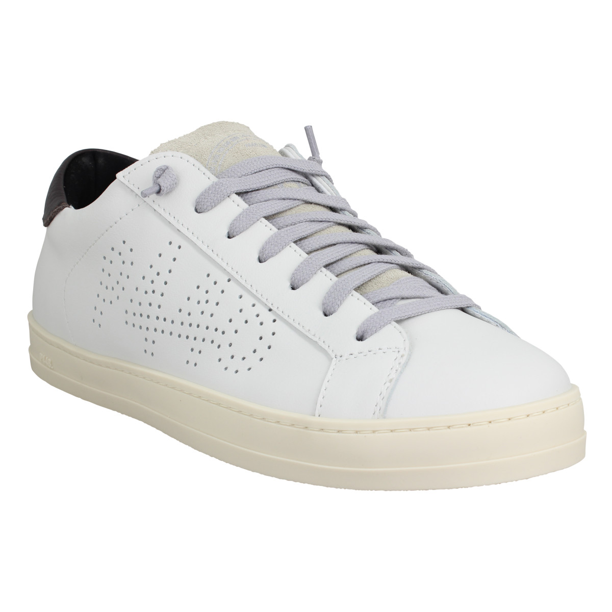 P448 John cuir Homme White Cmoro