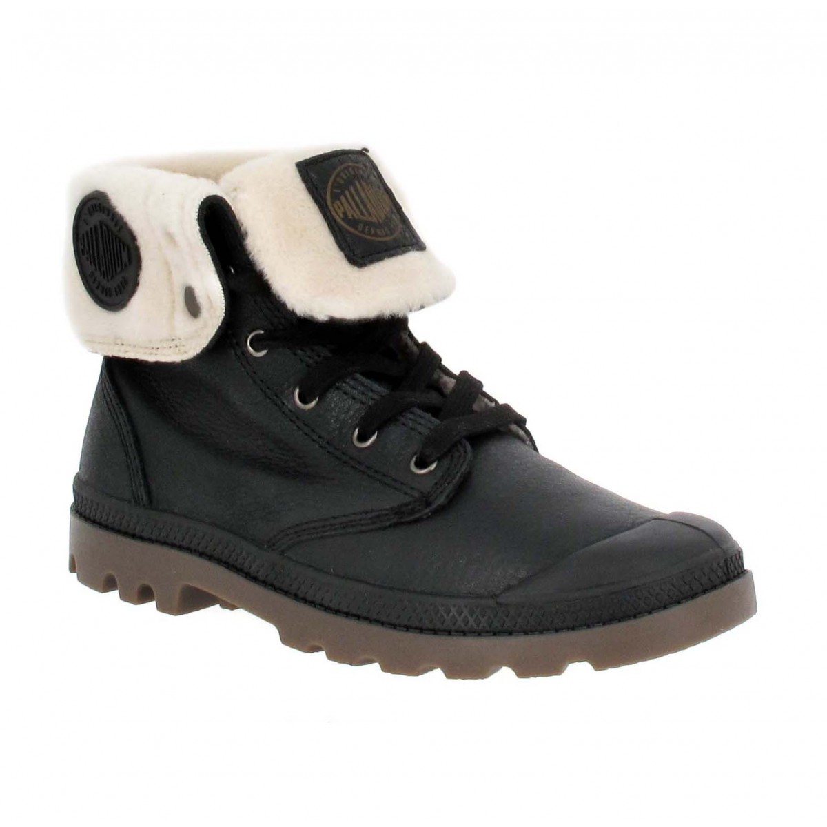 Bottines PALLADIUM Baggy LS cuir Homme Noir