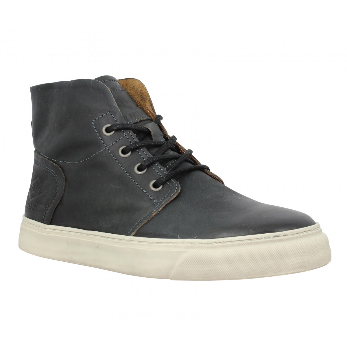 Bottines PALLADIUM Corte cuir Homme Noir