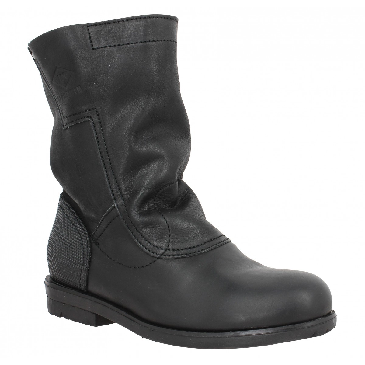 Bottines PALLADIUM Dove cuir Femme Black