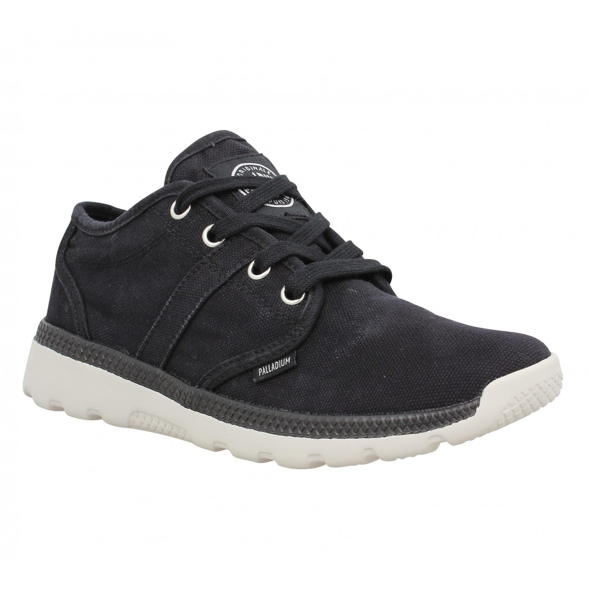 Baskets PALLADIUM Palavil CVS toile Femme Black