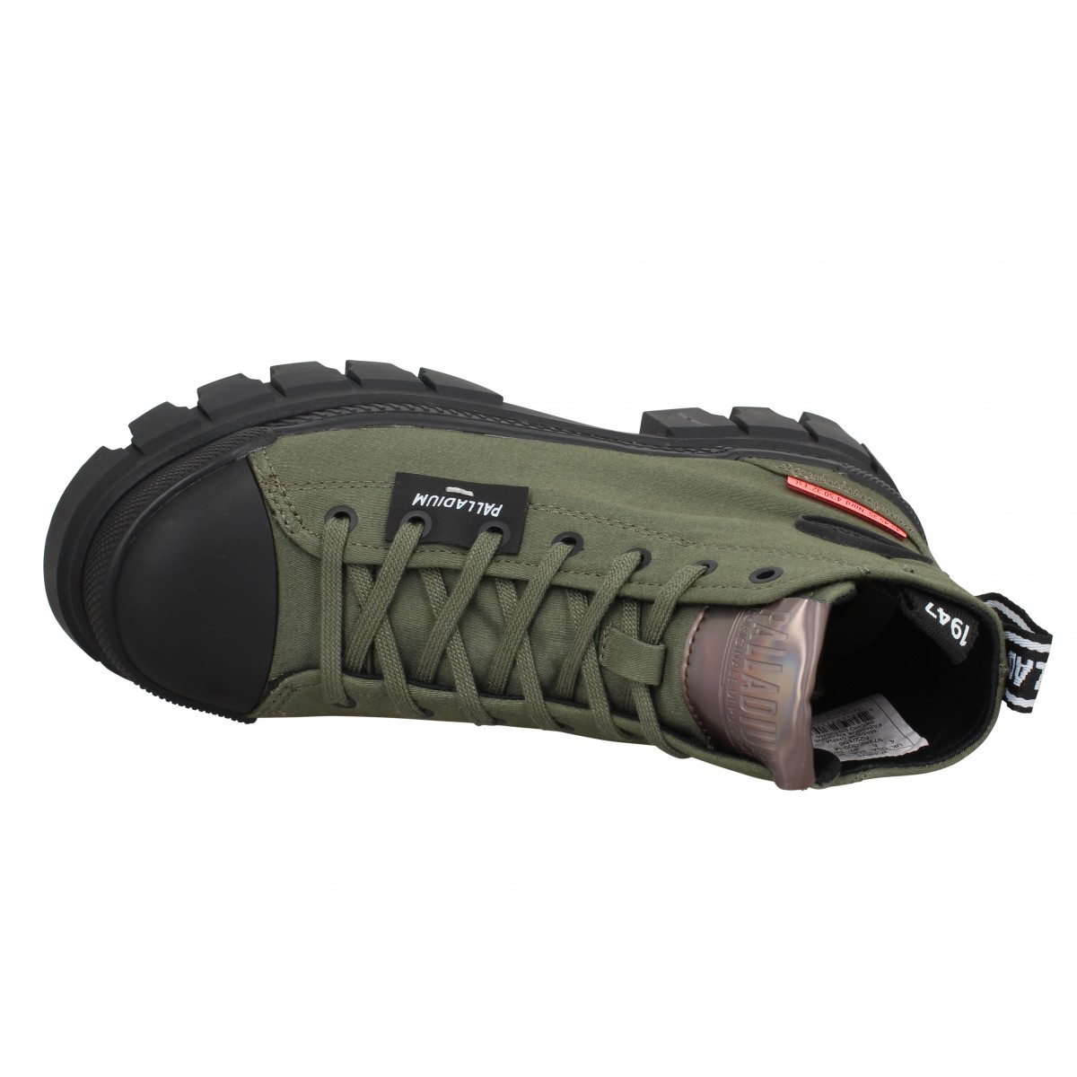 Palladium revolt hi tx toile femme olive femme Fanny chaussures