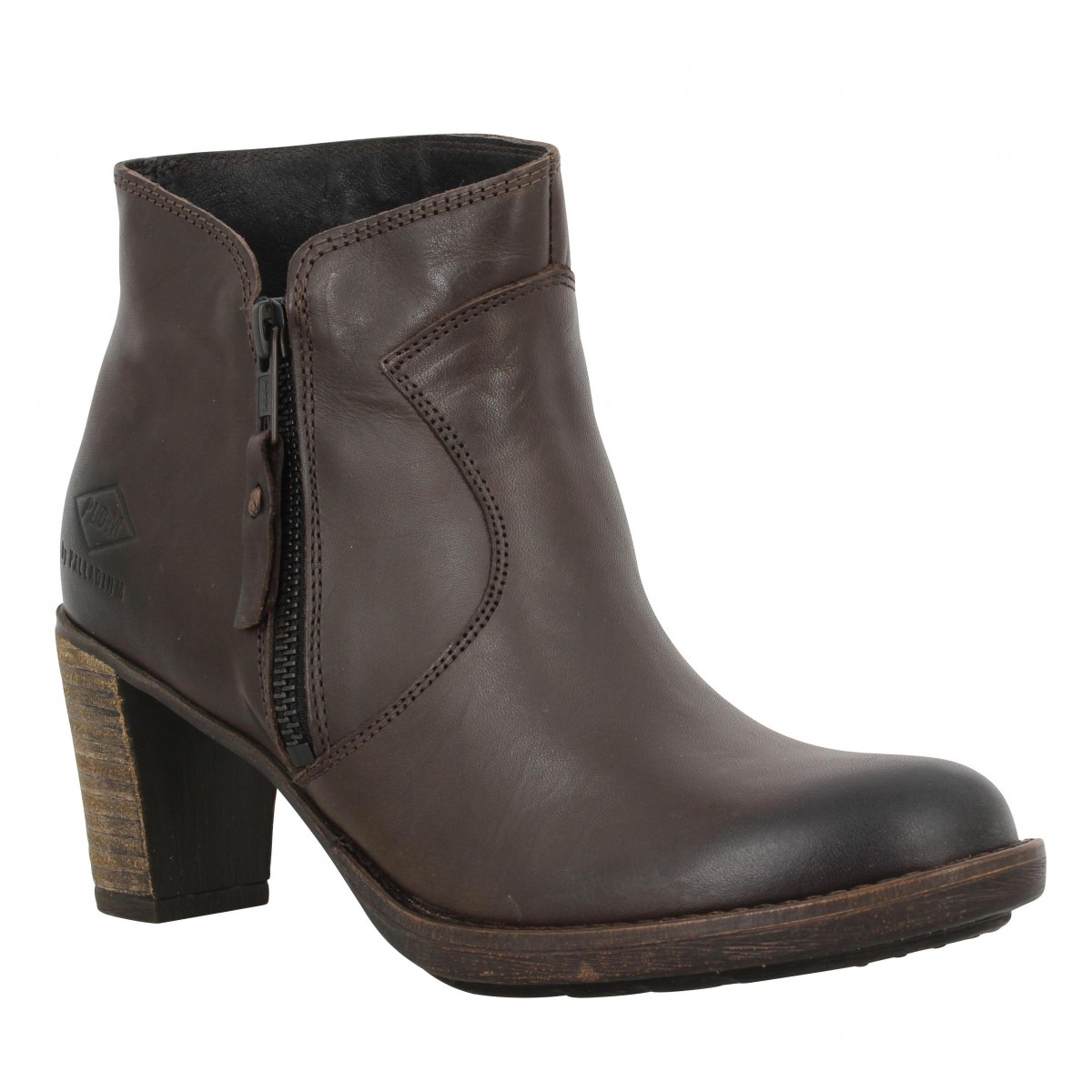 palladium boots cuir femme