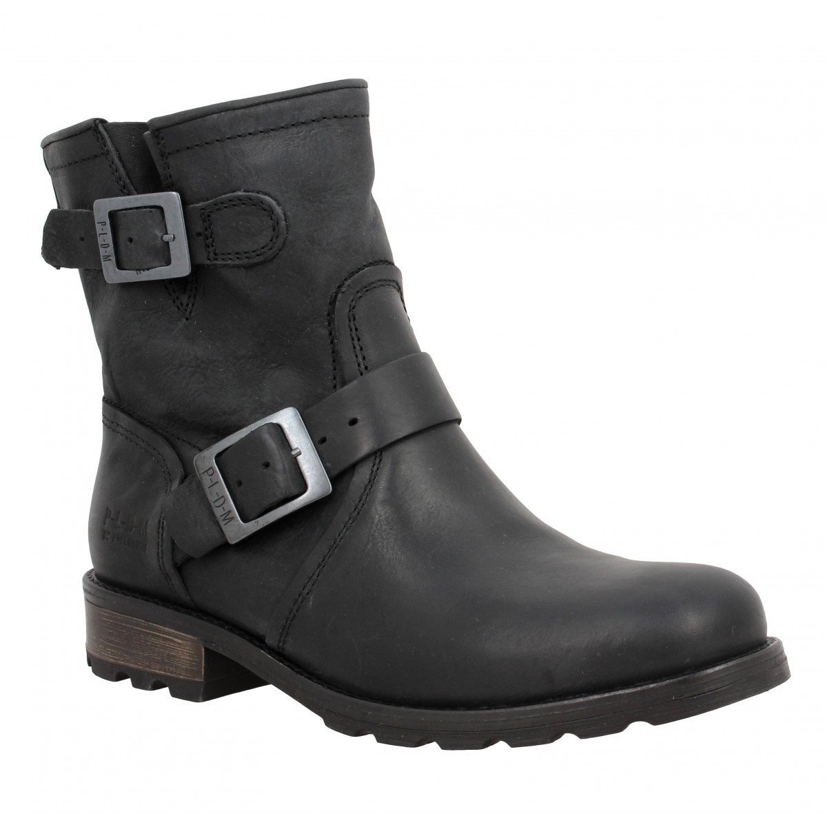 Bottines PALLADIUM Upcast CLP cuir Femme Noir