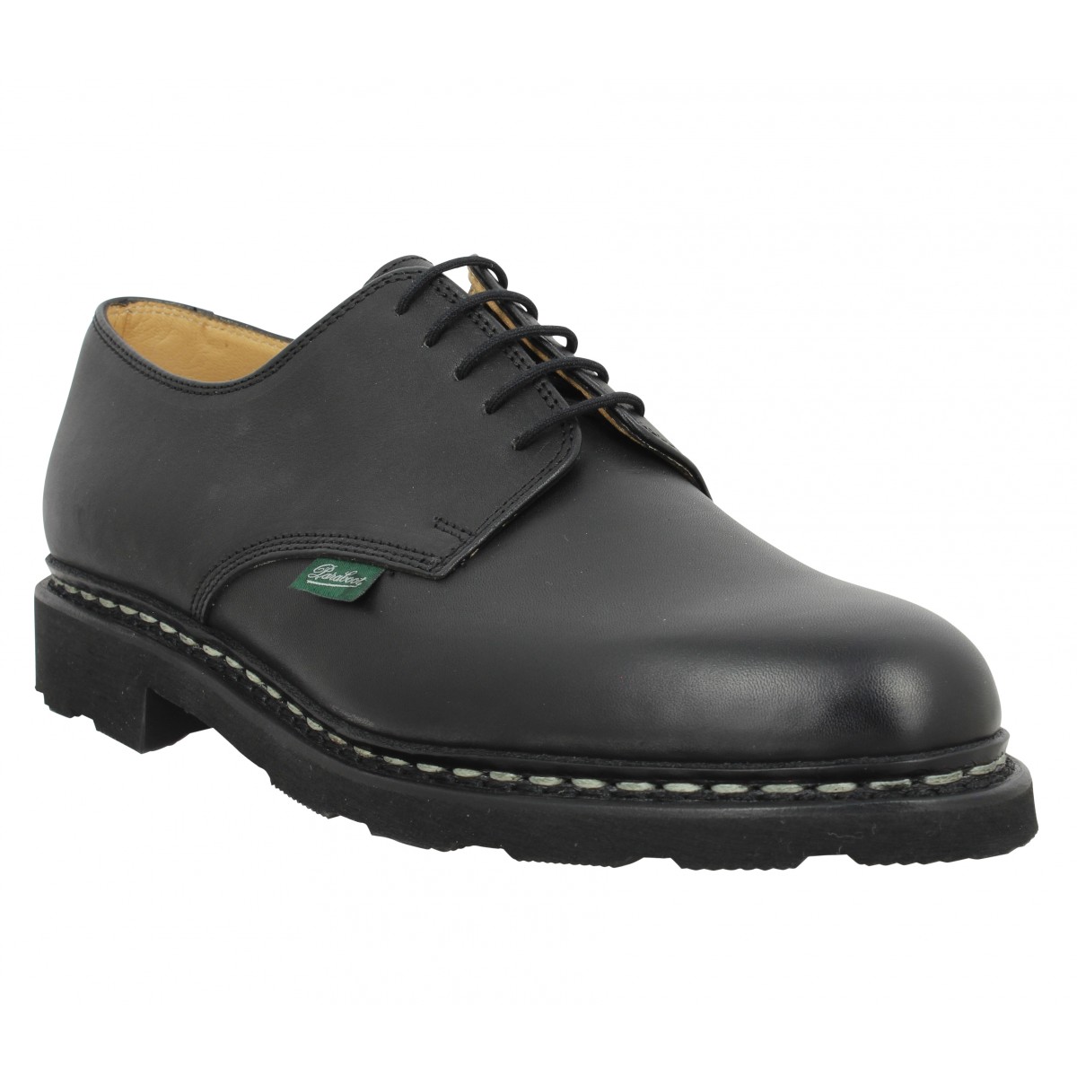 Chaussure homme montant cuir noir outlet