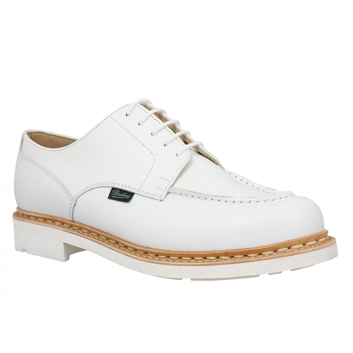 Chaussures à lacets PARABOOT Chambord cuir Homme Blanc