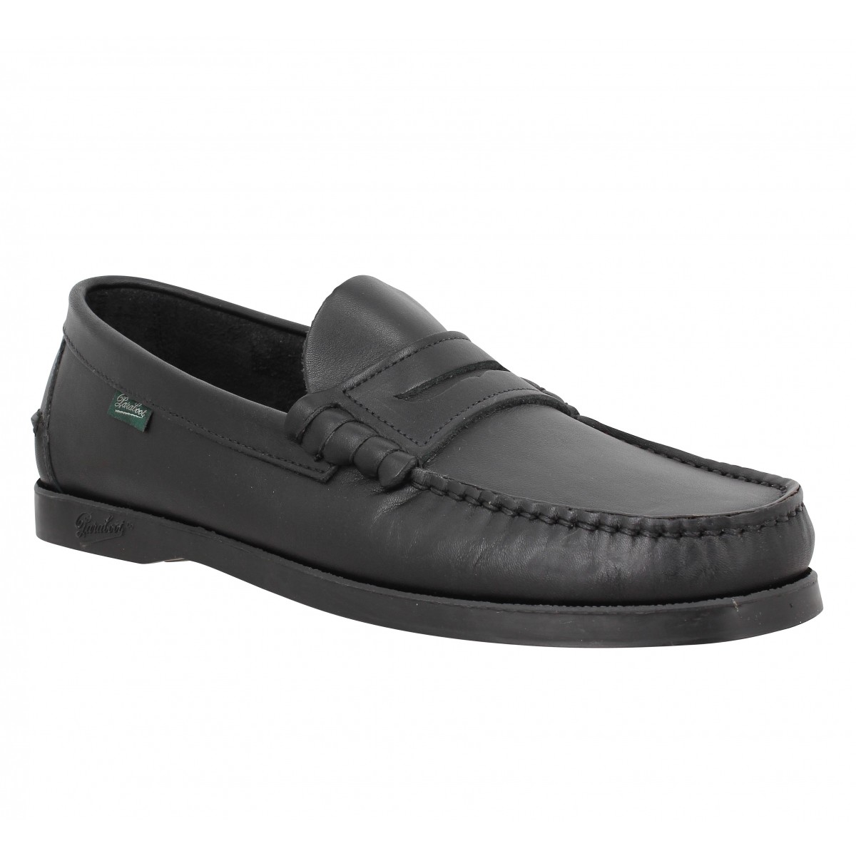 Mocassins PARABOOT Coraux cuir Homme Noir
