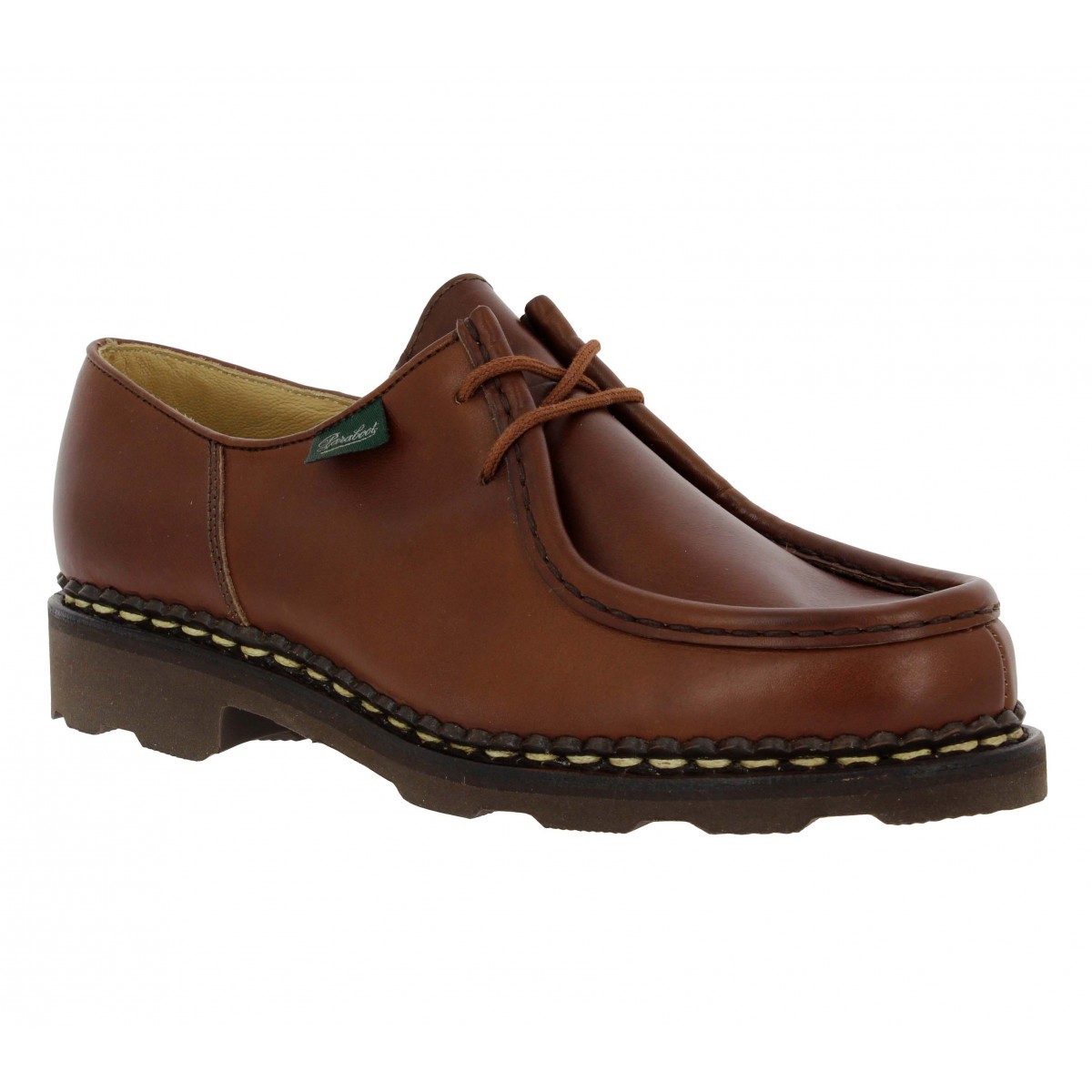 Chaussures à lacets PARABOOT Michael cuir Femme Marron