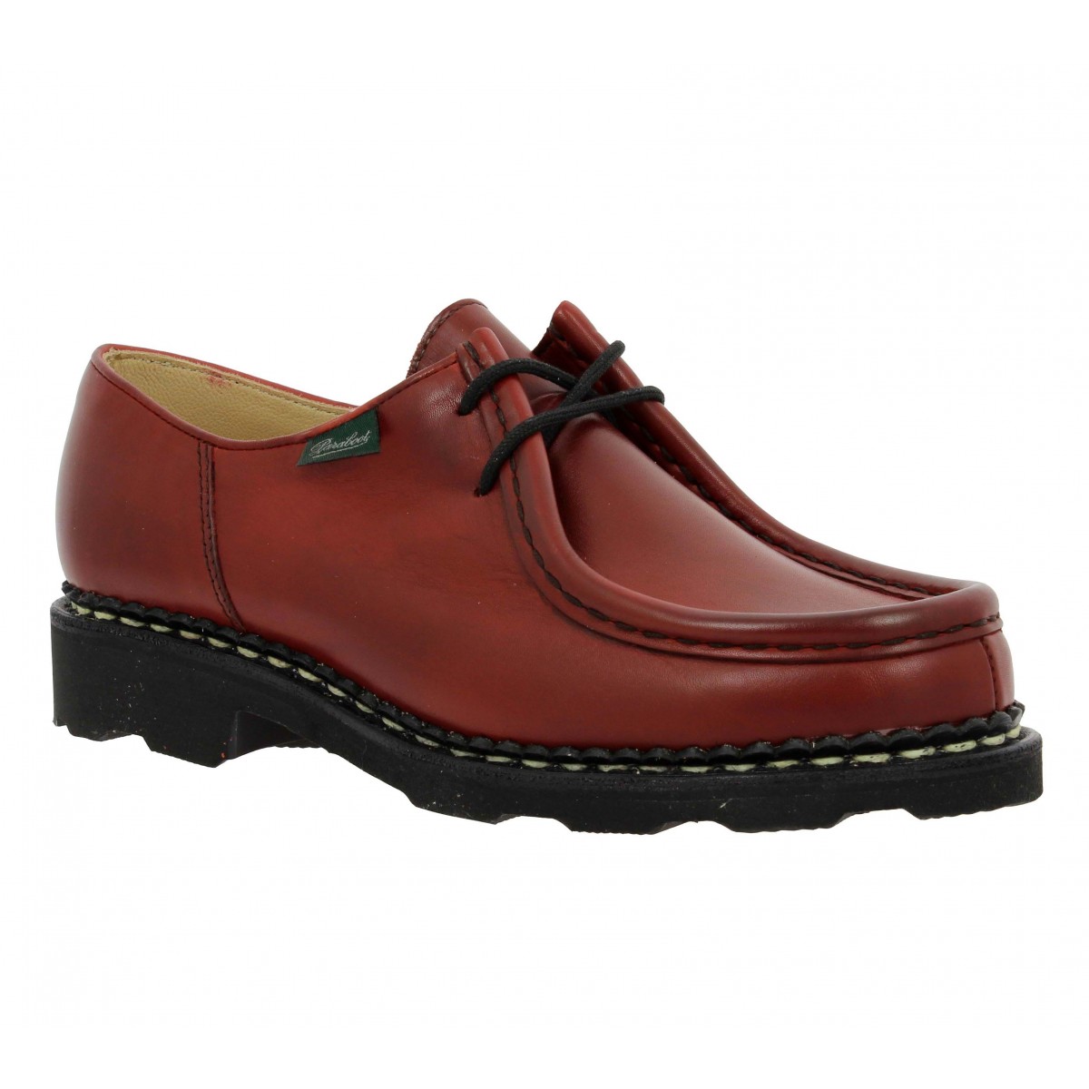 Chaussures à lacets PARABOOT Michael cuir Femme Rouge