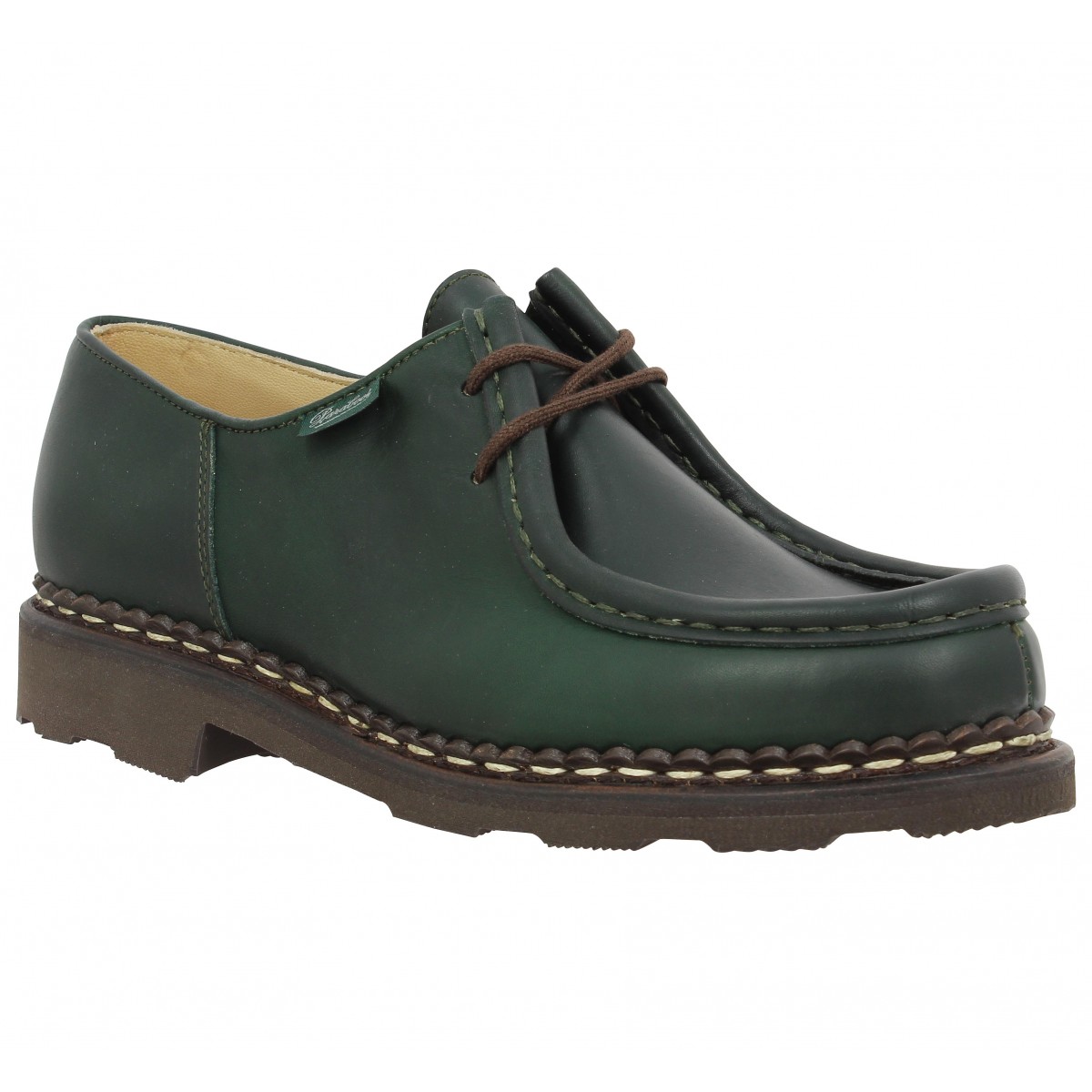 Chaussures à lacets PARABOOT Michael cuir Femme Vert