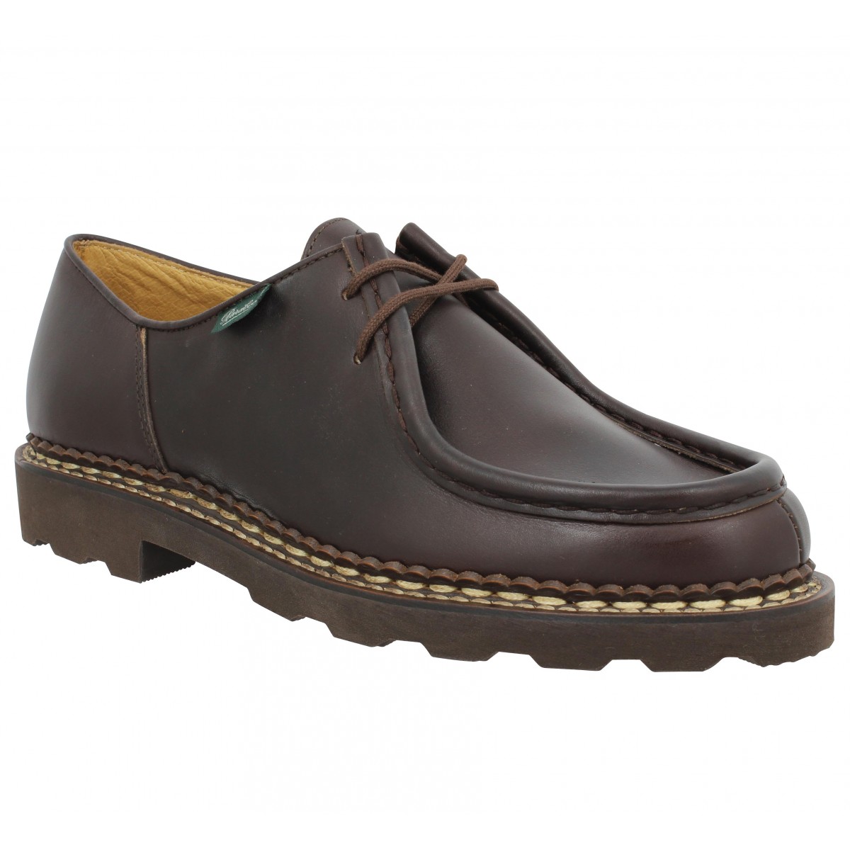 Chaussures à lacets PARABOOT Michael cuir Homme Cafe