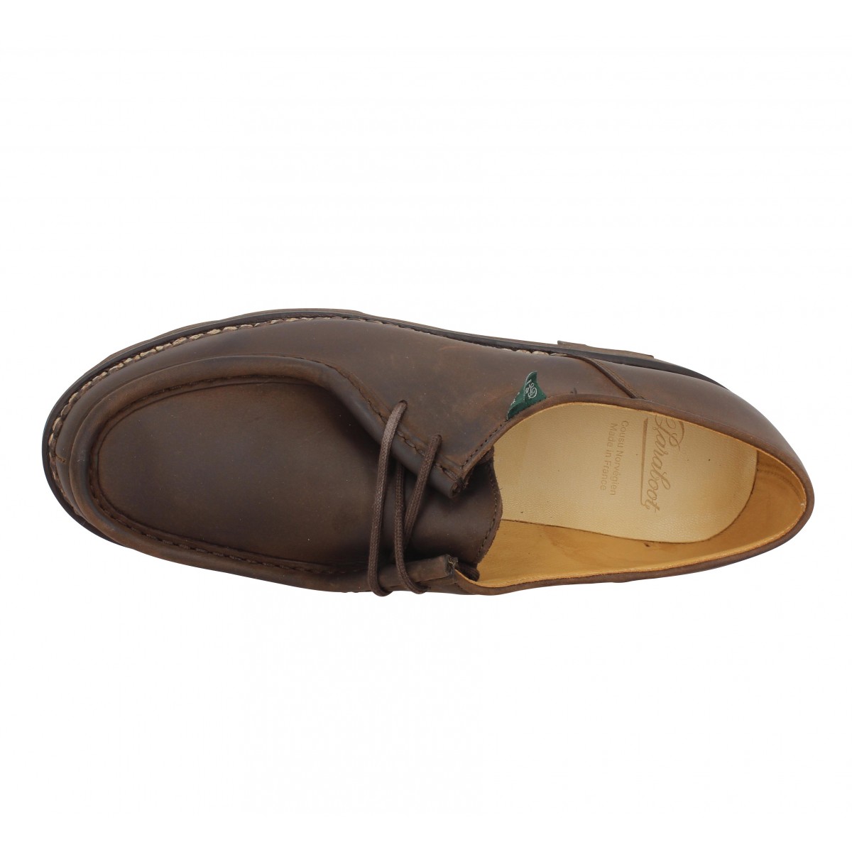 Paraboot michael chaussures à lacets homme marron deals