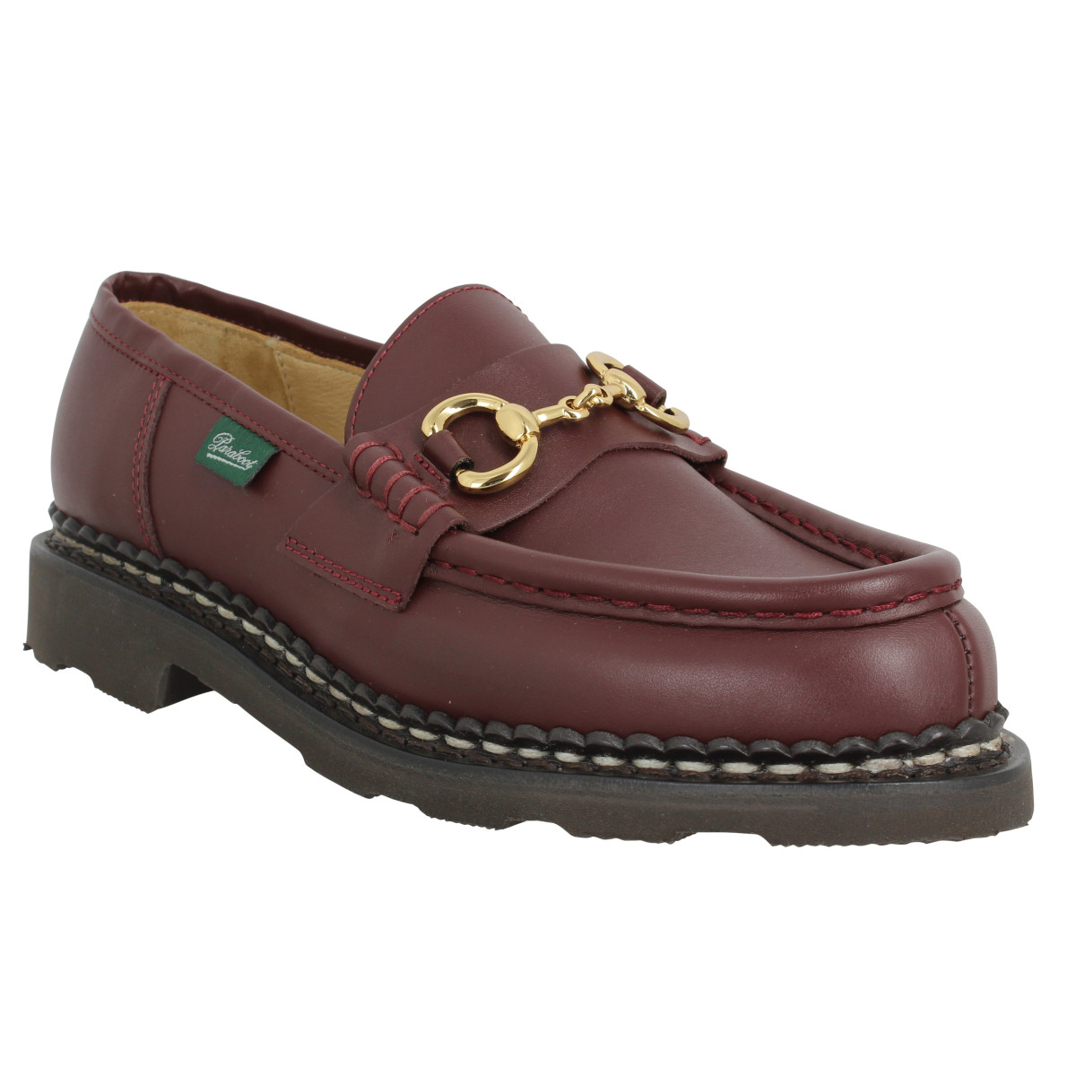 Mocassins PARABOOT Orsayti cuir Femme Acajou