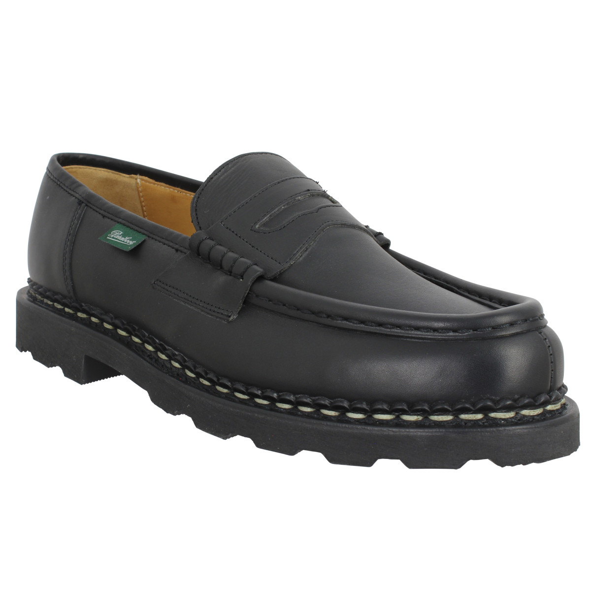 Mocassins PARABOOT Reims cuir Homme Noir