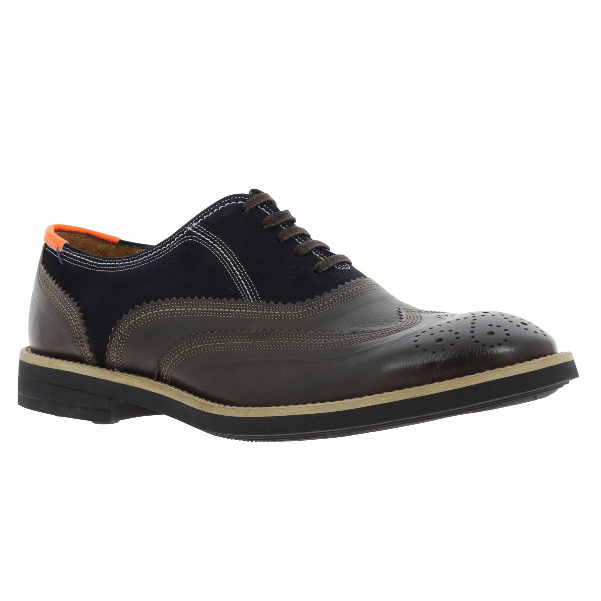 Chaussures à lacets PAUL SMITH Baer cuir Homme Marron