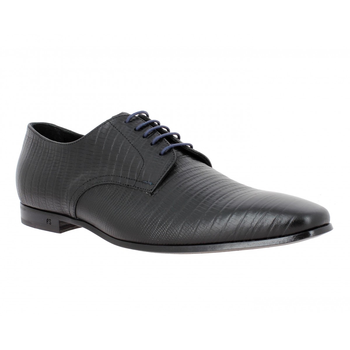 Chaussures à lacets PAUL SMITH Taylor cuir reptile Homme Noir
