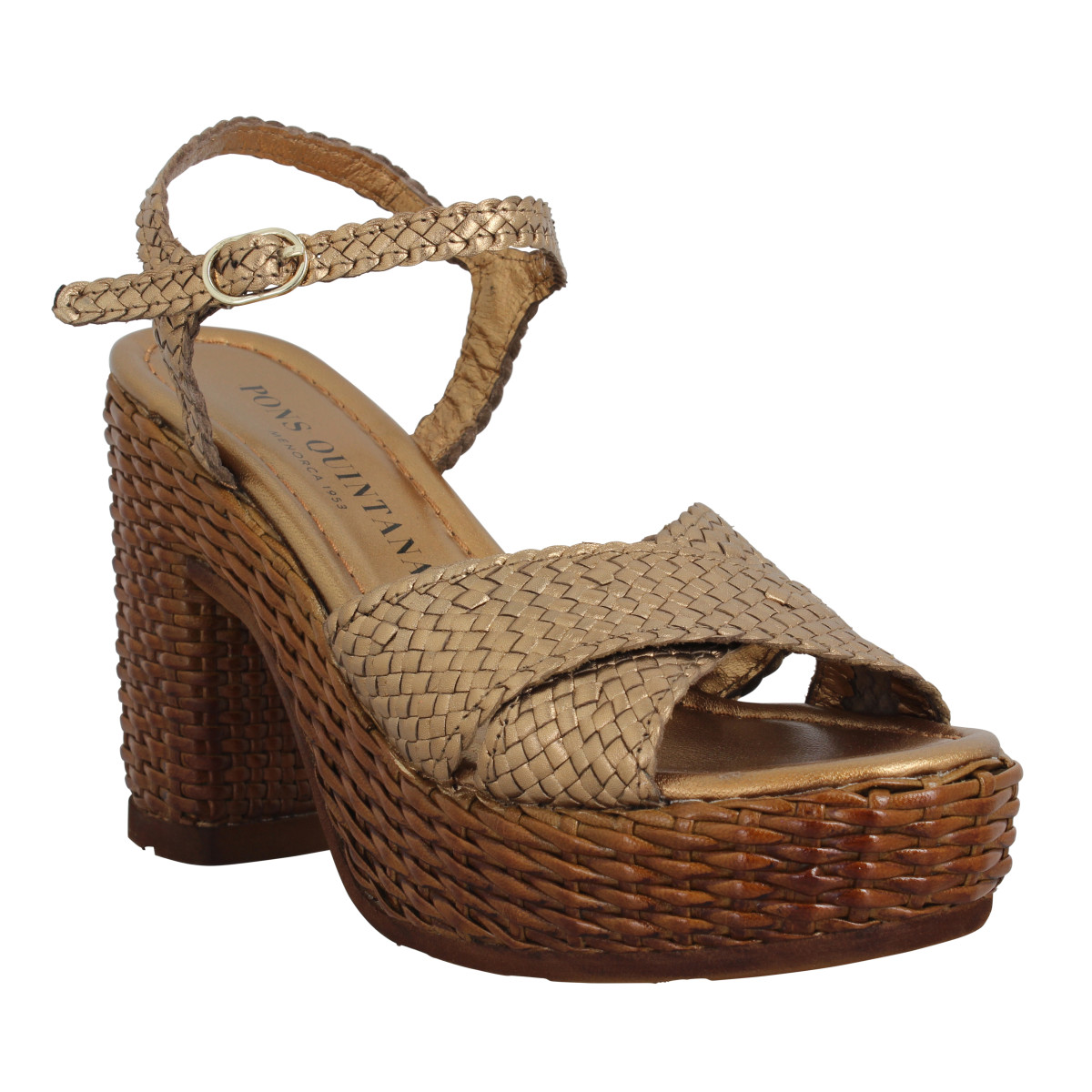 Chaussures cuir tressé femme online