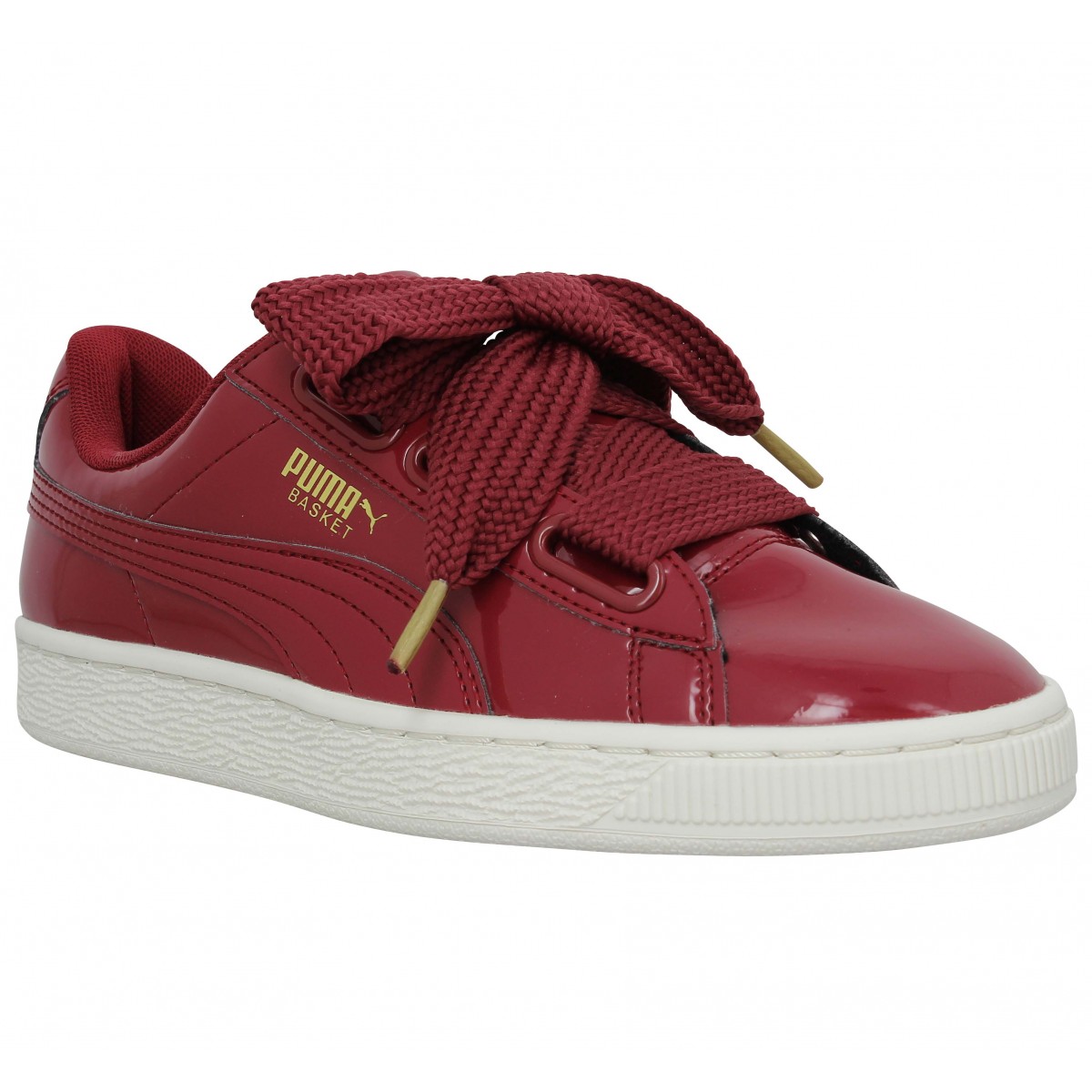 puma heart patent bordeaux