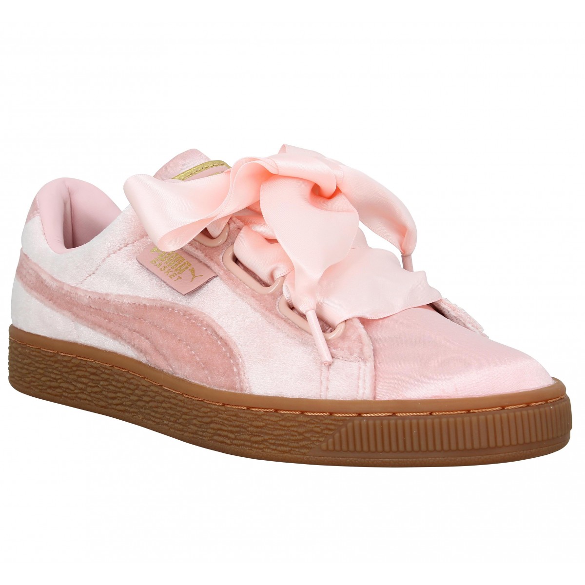 basket puma rose femme