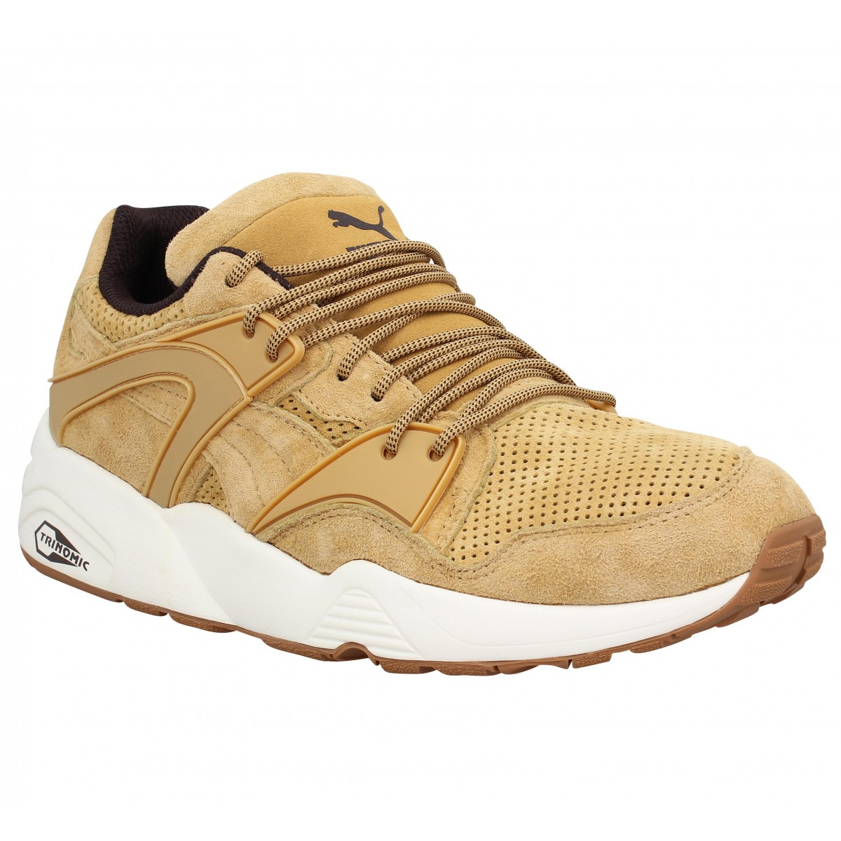 Basket beige homme