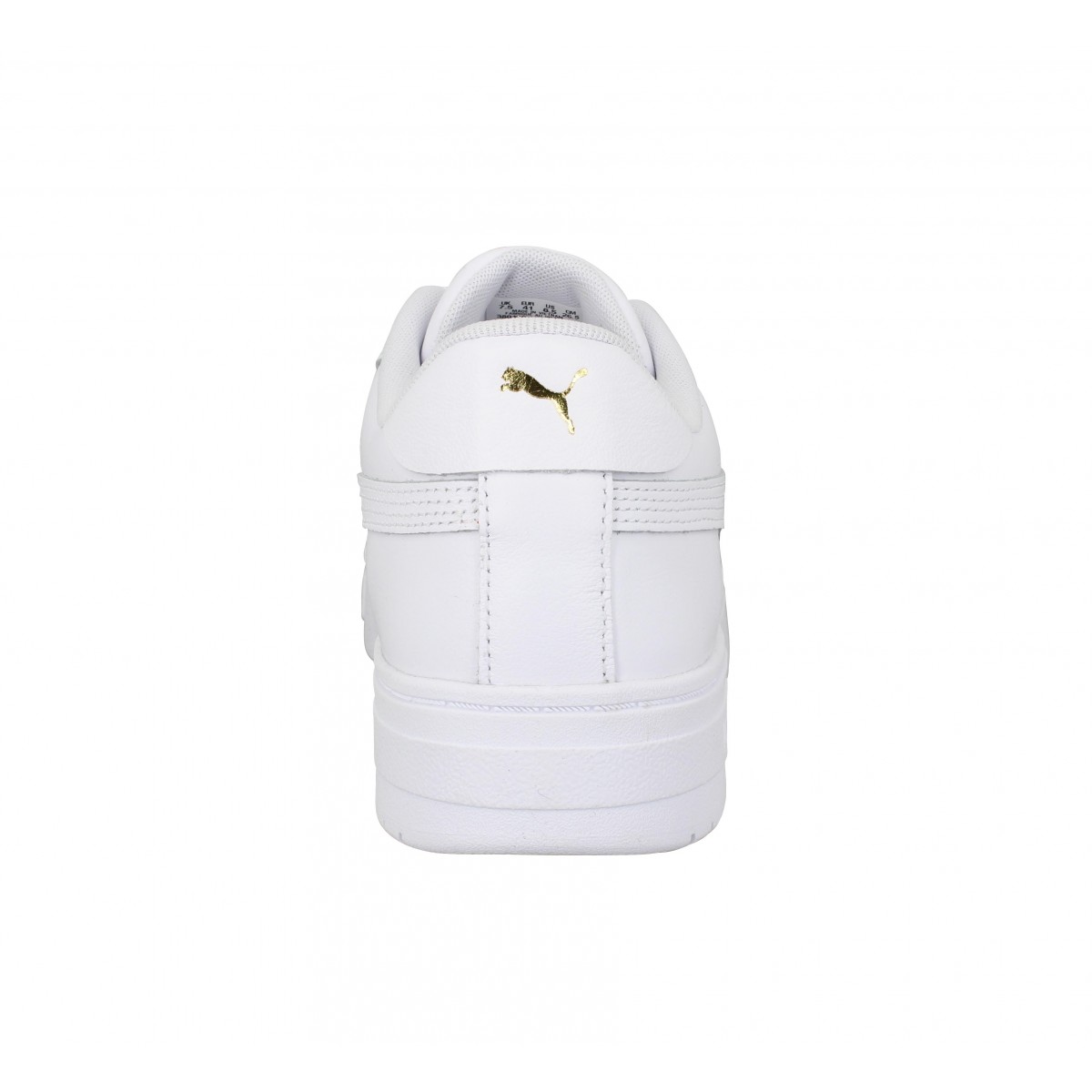 Puma blanche on sale cuir