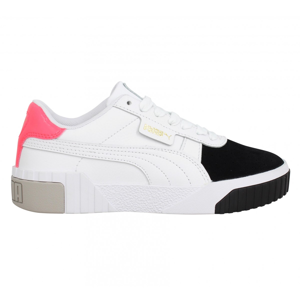 puma cali noir et blanche