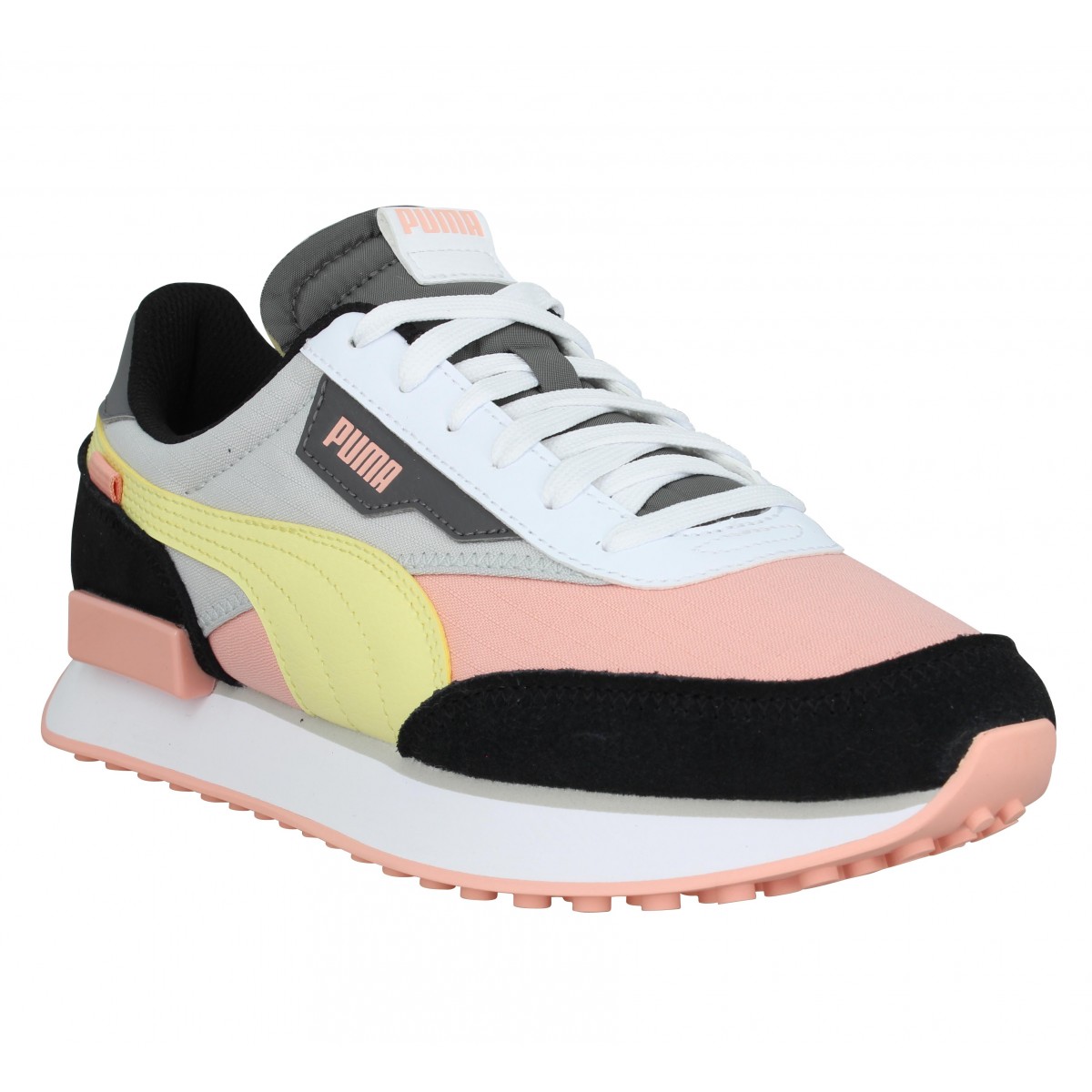 PUMA Future Rider Play On velours toile Femme Abricot Gris