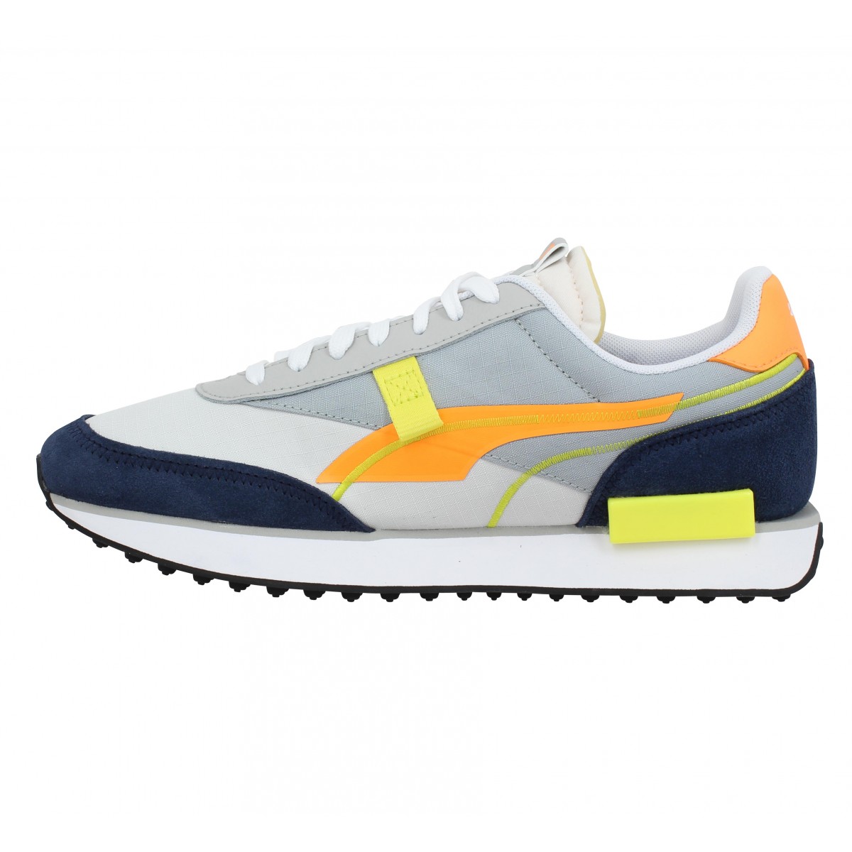 Chaussures Puma Future Rider Twofold Sd Velours Toile Homme Gris Orange Homme Fanny Chaussures