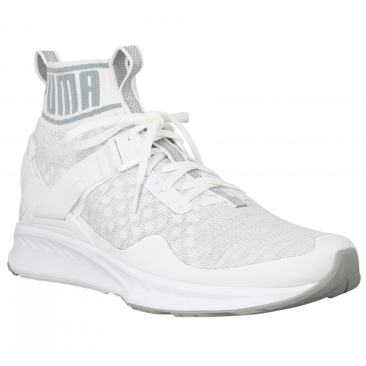 Baskets PUMA Ignite evoKNIT Blanc