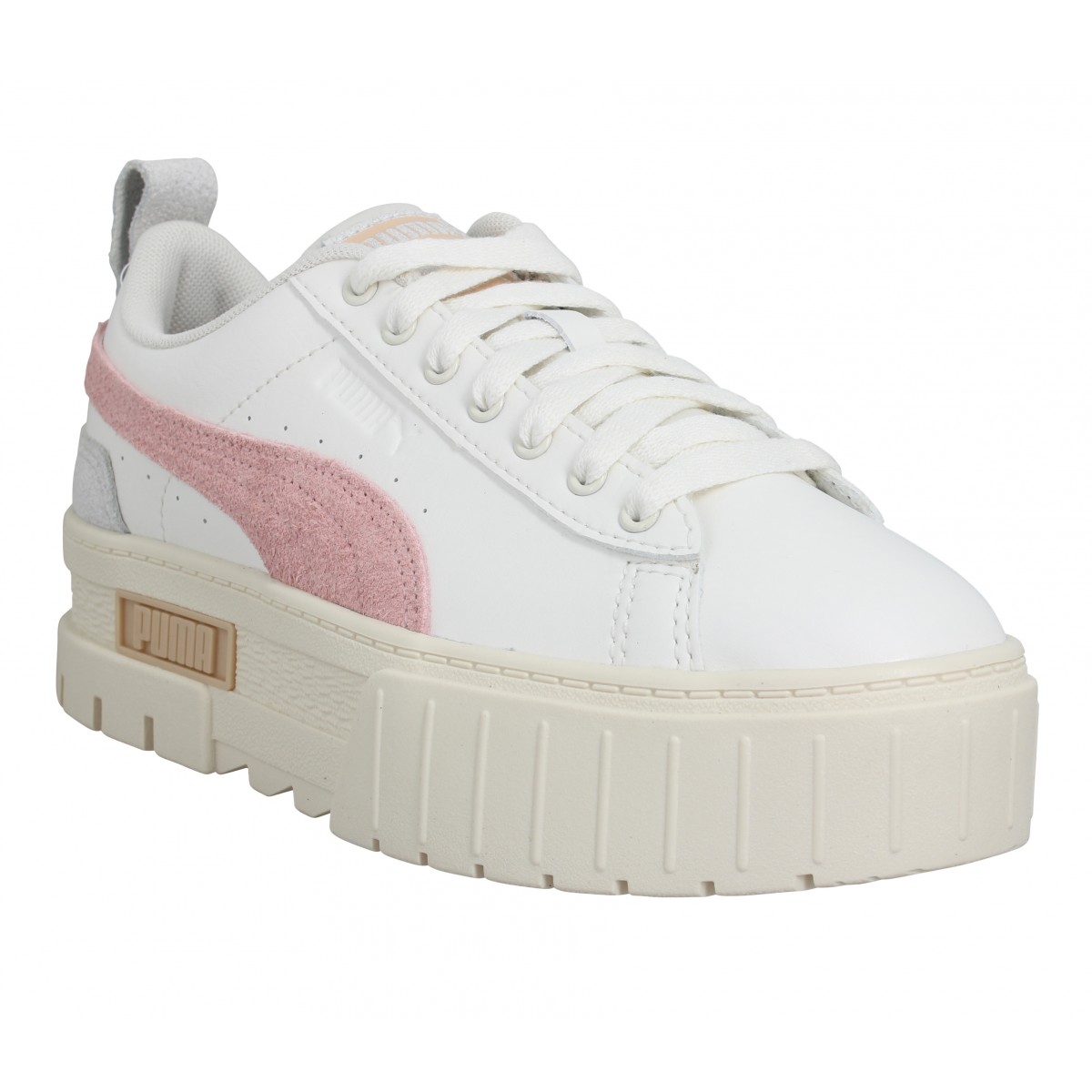Toutes nos marques Puma mayze thrifted simili cuir femme blanc