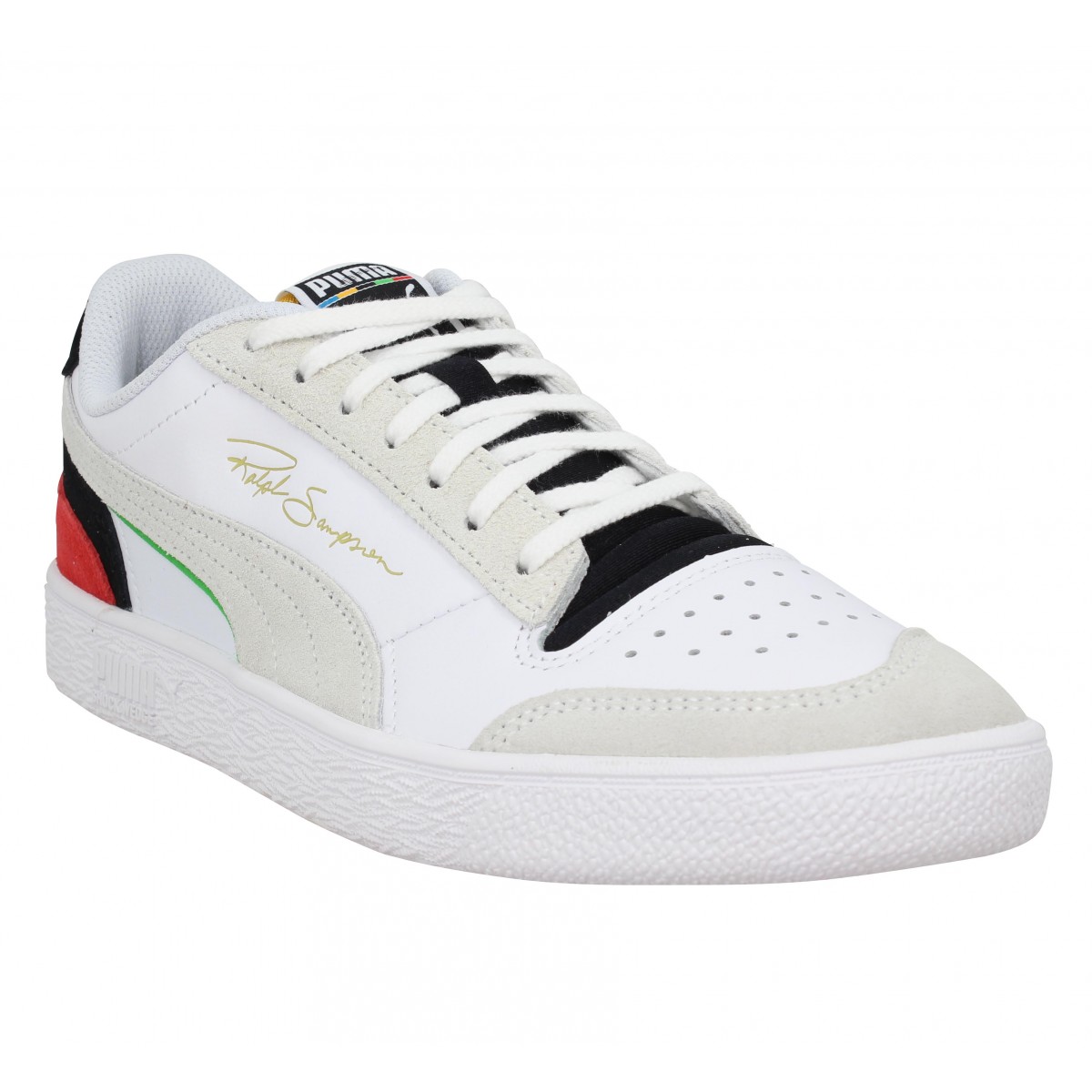 basket puma cuir blanche