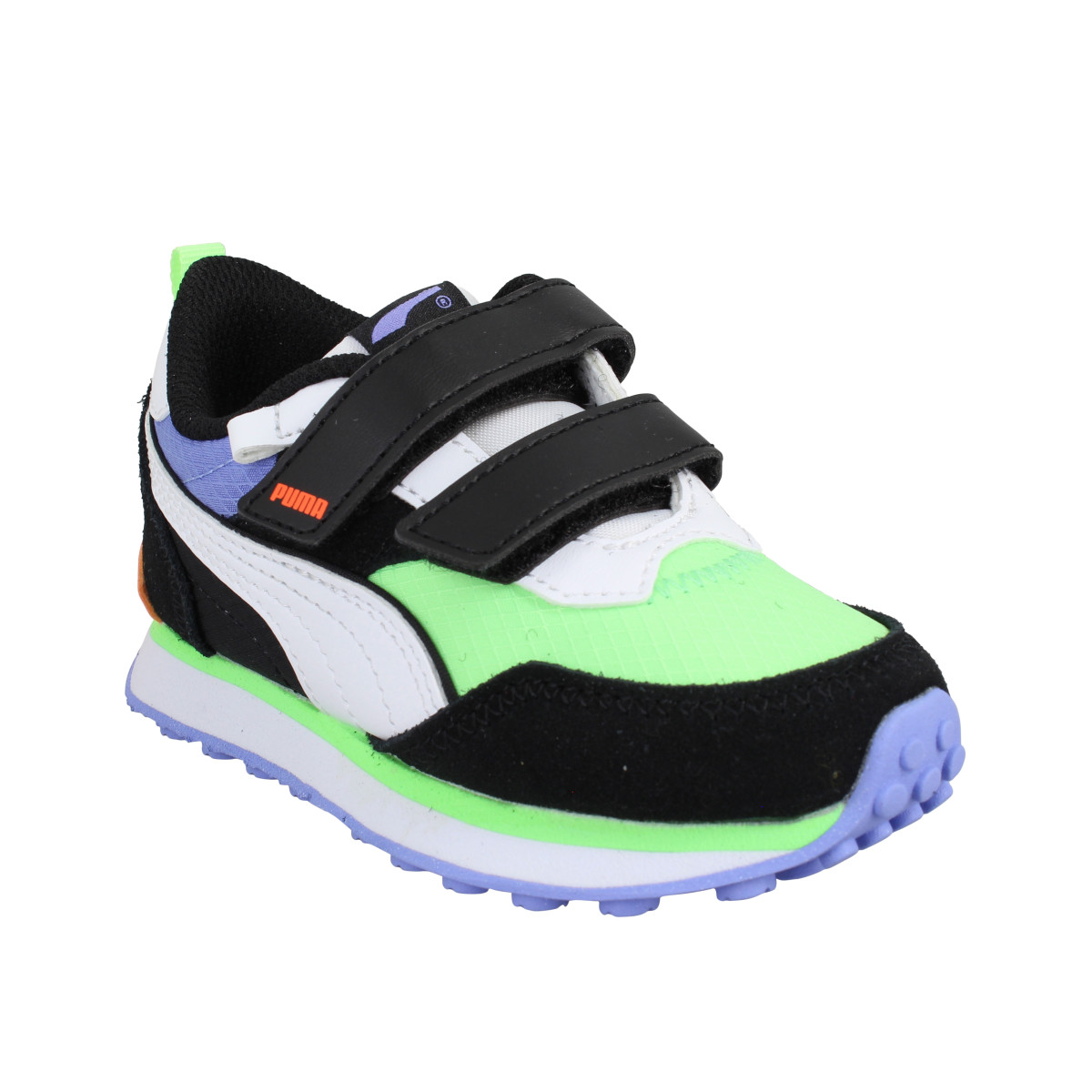 Baskets PUMA Rider FV Future Vintage V toile Enfant Mauve Lime