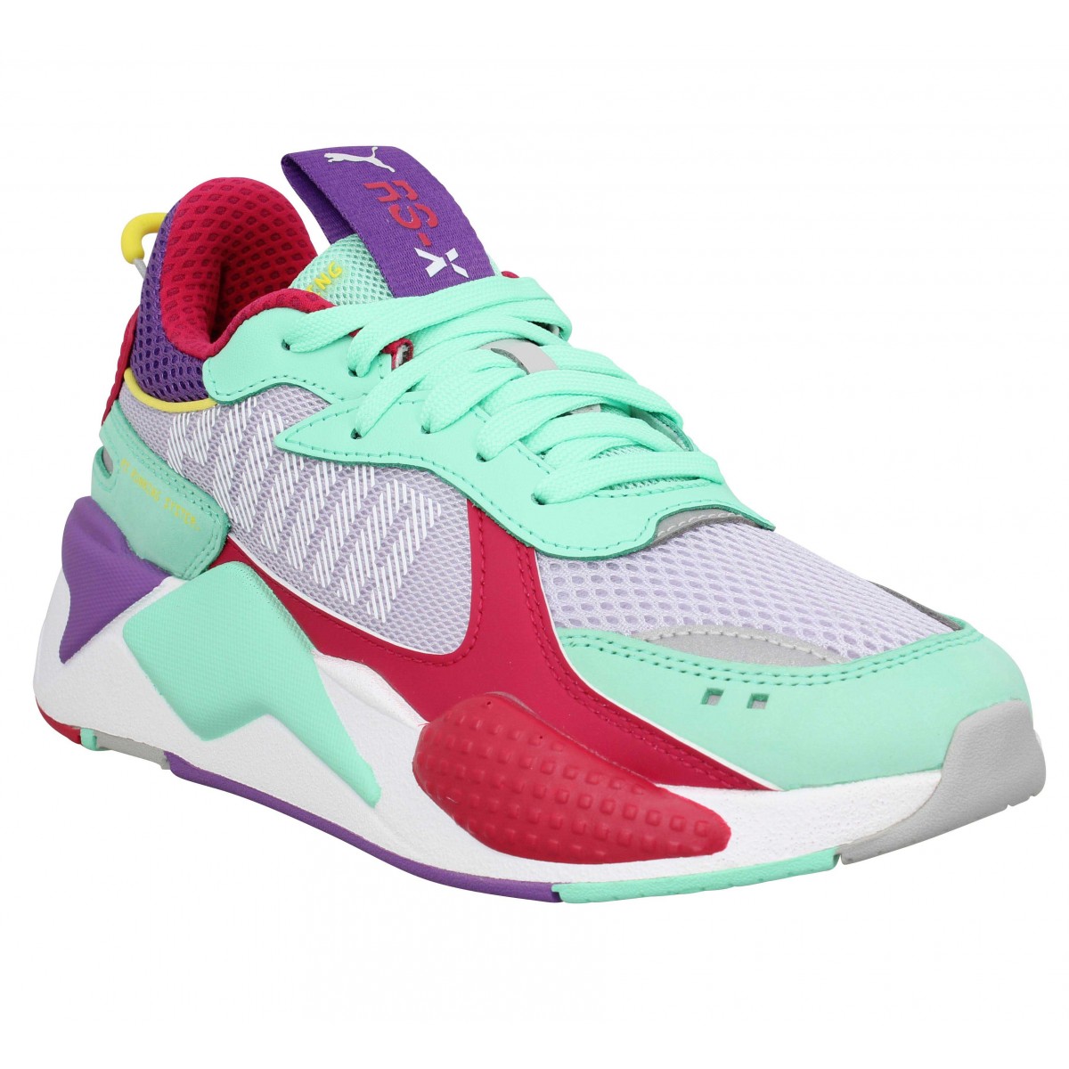 puma rs x femme vert