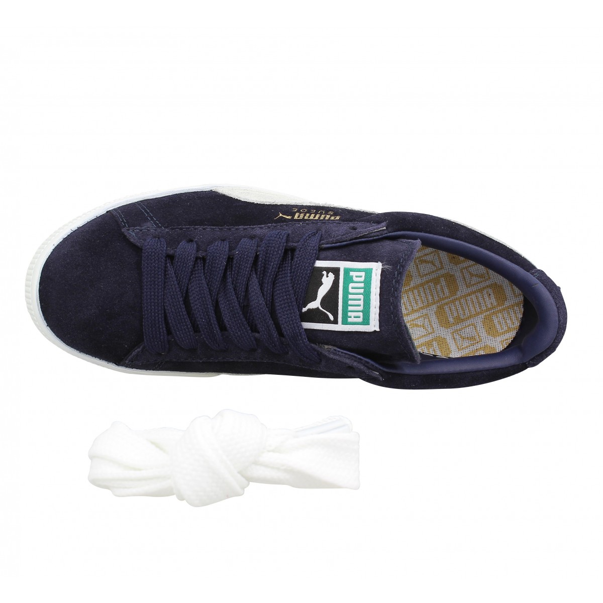 Puma suede bleu marine femme shop