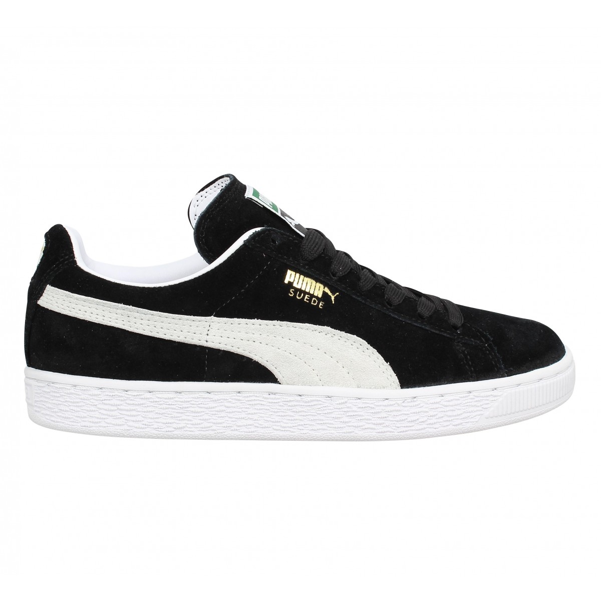 Puma velours noir clearance