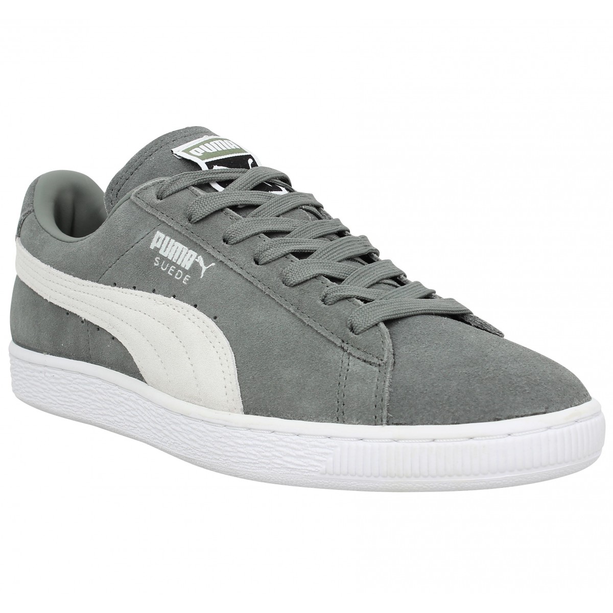Baskets PUMA Suede Classic velours Homme Agave